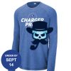 Carroll - PosiCharge ® Long Sleeve Tri Blend Wicking Raglan Tee Thumbnail