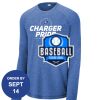 Carroll - PosiCharge ® Long Sleeve Tri Blend Wicking Raglan Tee Thumbnail