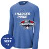 Carroll - PosiCharge ® Long Sleeve Tri Blend Wicking Raglan Tee Thumbnail