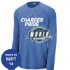 Carroll - PosiCharge ® Long Sleeve Tri Blend Wicking Raglan Tee Thumbnail
