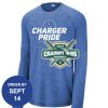 Carroll - PosiCharge ® Long Sleeve Tri Blend Wicking Raglan Tee Thumbnail