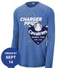 Carroll - PosiCharge ® Long Sleeve Tri Blend Wicking Raglan Tee Thumbnail