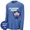 Carroll - PosiCharge ® Long Sleeve Tri Blend Wicking Raglan Tee Thumbnail