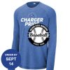 Carroll - PosiCharge ® Long Sleeve Tri Blend Wicking Raglan Tee Thumbnail