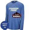Carroll - PosiCharge ® Long Sleeve Tri Blend Wicking Raglan Tee Thumbnail