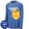 Carroll - PosiCharge ® Long Sleeve Tri Blend Wicking Raglan Tee Thumbnail