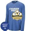Carroll - PosiCharge ® Long Sleeve Tri Blend Wicking Raglan Tee Thumbnail