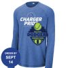 Carroll - PosiCharge ® Long Sleeve Tri Blend Wicking Raglan Tee Thumbnail