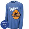 Carroll - PosiCharge ® Long Sleeve Tri Blend Wicking Raglan Tee Thumbnail