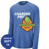 Carroll - PosiCharge ® Long Sleeve Tri Blend Wicking Raglan Tee Thumbnail