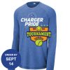 Carroll - PosiCharge ® Long Sleeve Tri Blend Wicking Raglan Tee Thumbnail