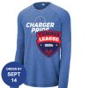 Carroll - PosiCharge ® Long Sleeve Tri Blend Wicking Raglan Tee Thumbnail