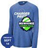 Carroll - PosiCharge ® Long Sleeve Tri Blend Wicking Raglan Tee Thumbnail