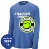 Carroll - PosiCharge ® Long Sleeve Tri Blend Wicking Raglan Tee Thumbnail