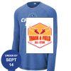Carroll - PosiCharge ® Long Sleeve Tri Blend Wicking Raglan Tee Thumbnail