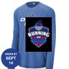 Carroll - PosiCharge ® Long Sleeve Tri Blend Wicking Raglan Tee Thumbnail