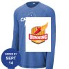 Carroll - PosiCharge ® Long Sleeve Tri Blend Wicking Raglan Tee Thumbnail