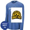 Carroll - PosiCharge ® Long Sleeve Tri Blend Wicking Raglan Tee Thumbnail