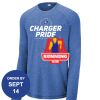 Carroll - PosiCharge ® Long Sleeve Tri Blend Wicking Raglan Tee Thumbnail