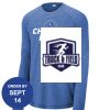 Carroll - PosiCharge ® Long Sleeve Tri Blend Wicking Raglan Tee Thumbnail