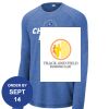 Carroll - PosiCharge ® Long Sleeve Tri Blend Wicking Raglan Tee Thumbnail