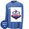 Carroll - PosiCharge ® Long Sleeve Tri Blend Wicking Raglan Tee Thumbnail