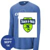 Carroll - PosiCharge ® Long Sleeve Tri Blend Wicking Raglan Tee Thumbnail