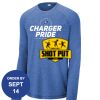 Carroll - PosiCharge ® Long Sleeve Tri Blend Wicking Raglan Tee Thumbnail