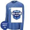Carroll - PosiCharge ® Long Sleeve Tri Blend Wicking Raglan Tee Thumbnail