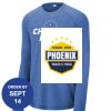Carroll - PosiCharge ® Long Sleeve Tri Blend Wicking Raglan Tee Thumbnail