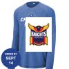 Carroll - PosiCharge ® Long Sleeve Tri Blend Wicking Raglan Tee Thumbnail