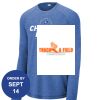 Carroll - PosiCharge ® Long Sleeve Tri Blend Wicking Raglan Tee Thumbnail