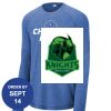 Carroll - PosiCharge ® Long Sleeve Tri Blend Wicking Raglan Tee Thumbnail