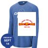 Carroll - PosiCharge ® Long Sleeve Tri Blend Wicking Raglan Tee Thumbnail