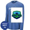 Carroll - PosiCharge ® Long Sleeve Tri Blend Wicking Raglan Tee Thumbnail