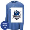 Carroll - PosiCharge ® Long Sleeve Tri Blend Wicking Raglan Tee Thumbnail