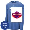 Carroll - PosiCharge ® Long Sleeve Tri Blend Wicking Raglan Tee Thumbnail