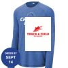 Carroll - PosiCharge ® Long Sleeve Tri Blend Wicking Raglan Tee Thumbnail