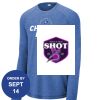 Carroll - PosiCharge ® Long Sleeve Tri Blend Wicking Raglan Tee Thumbnail