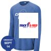 Carroll - PosiCharge ® Long Sleeve Tri Blend Wicking Raglan Tee Thumbnail