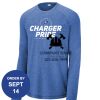 Carroll - PosiCharge ® Long Sleeve Tri Blend Wicking Raglan Tee Thumbnail