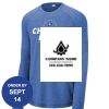 Carroll - PosiCharge ® Long Sleeve Tri Blend Wicking Raglan Tee Thumbnail