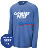 Carroll - PosiCharge ® Long Sleeve Tri Blend Wicking Raglan Tee Thumbnail