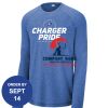 Carroll - PosiCharge ® Long Sleeve Tri Blend Wicking Raglan Tee Thumbnail