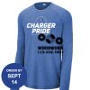 Carroll - PosiCharge ® Long Sleeve Tri Blend Wicking Raglan Tee Thumbnail