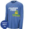 Carroll - PosiCharge ® Long Sleeve Tri Blend Wicking Raglan Tee Thumbnail
