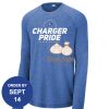 Carroll - PosiCharge ® Long Sleeve Tri Blend Wicking Raglan Tee Thumbnail