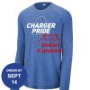 Carroll - PosiCharge ® Long Sleeve Tri Blend Wicking Raglan Tee Thumbnail