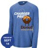 Carroll - PosiCharge ® Long Sleeve Tri Blend Wicking Raglan Tee Thumbnail