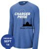 Carroll - PosiCharge ® Long Sleeve Tri Blend Wicking Raglan Tee Thumbnail